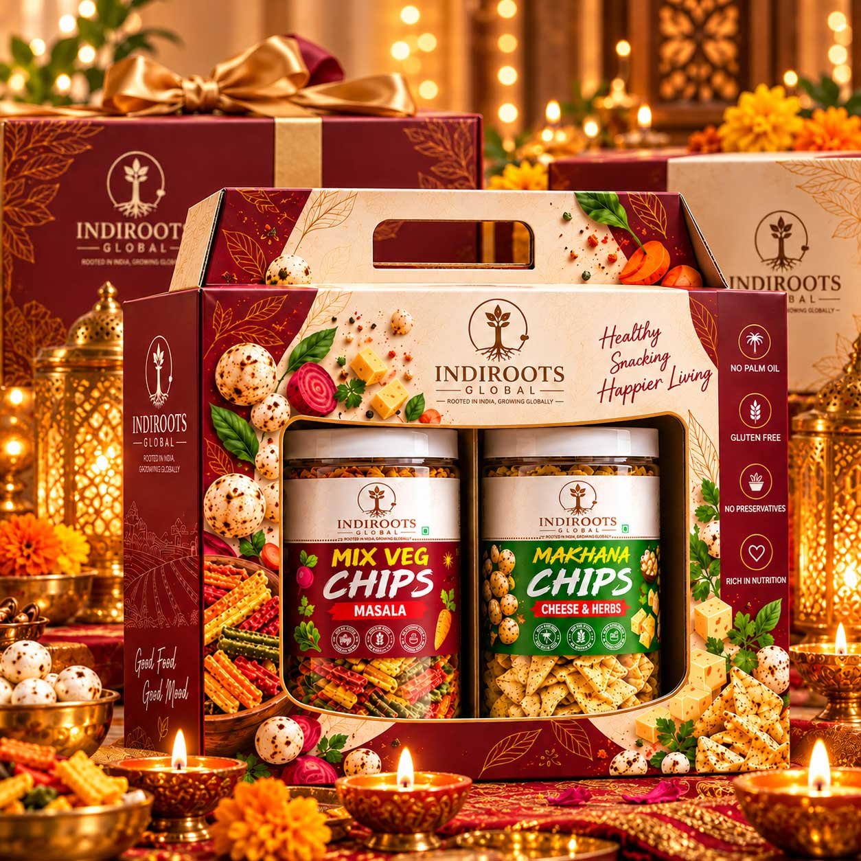Premium Diwali Gift Hamper | Healthy Snack Gift Box - Image 2